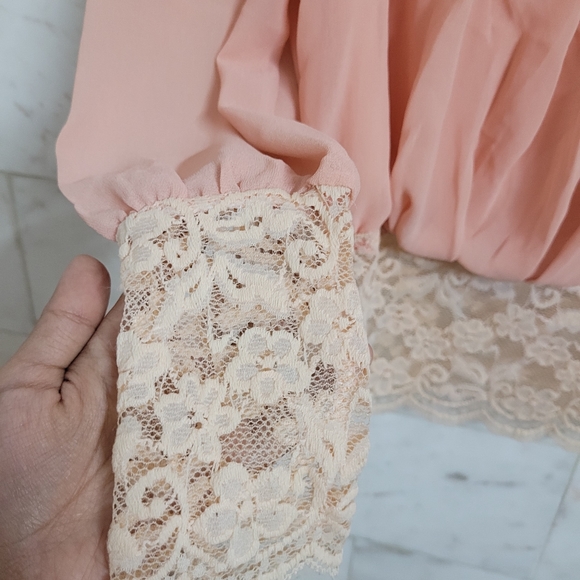 Embellished Peach Top - Picture 6 of 9